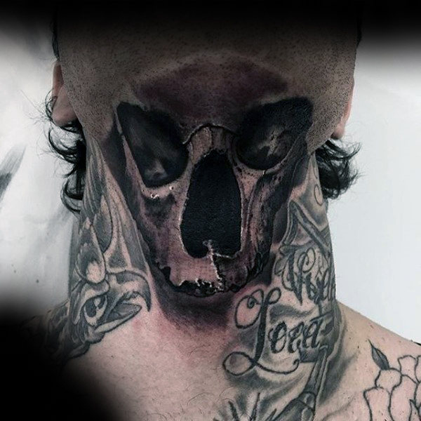 kehlen hals tattoo 66