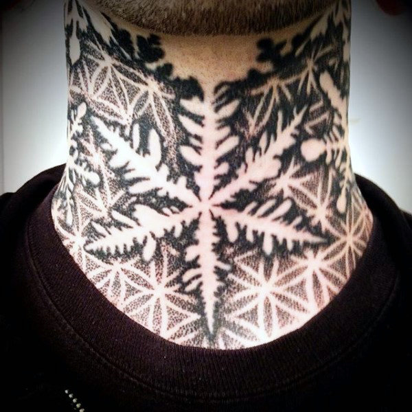 kehlen hals tattoo 78