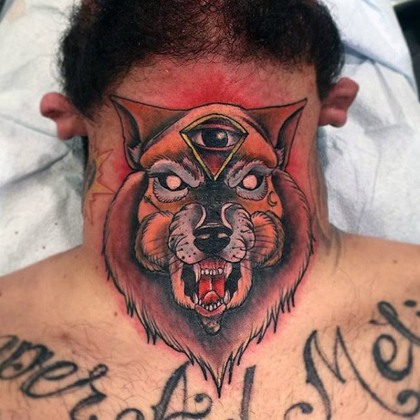 kehlen hals tattoo 84