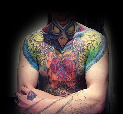kehlen hals tattoo 90