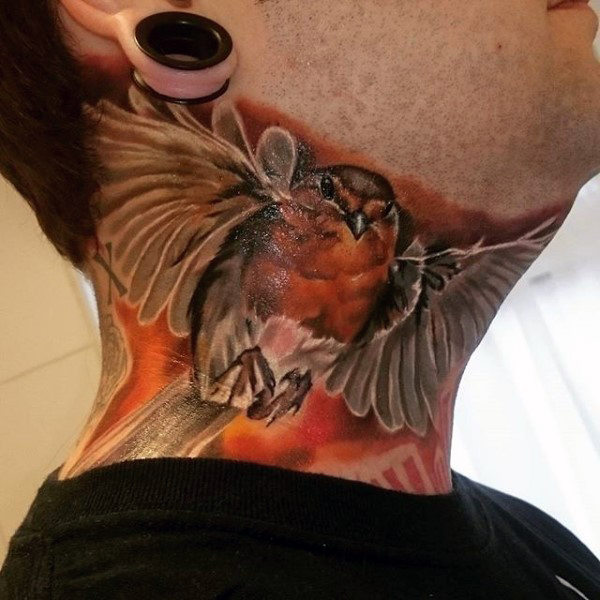 kehlen hals tattoo 98