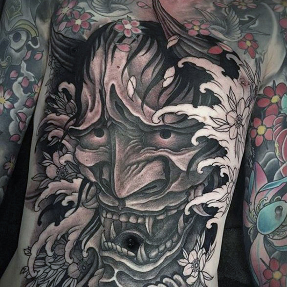 japanische wellen tattoo 05