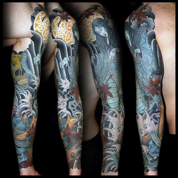 japanische wellen tattoo 13