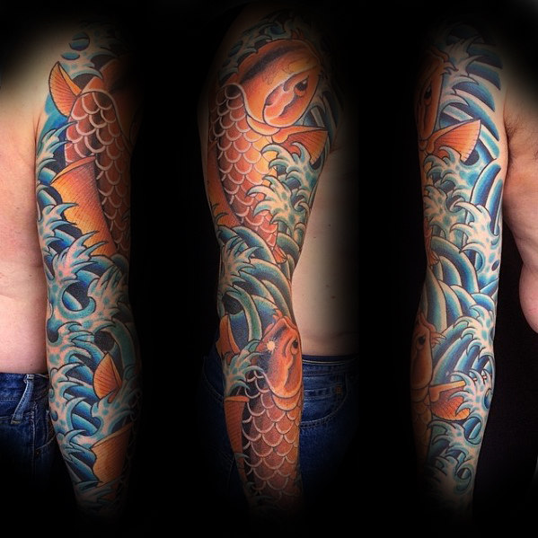 japanische wellen tattoo 19