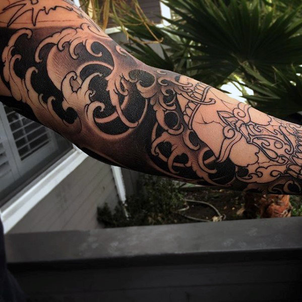 japanische wellen tattoo 27