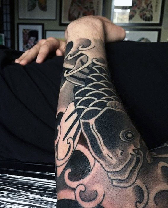 japanische wellen tattoo 35
