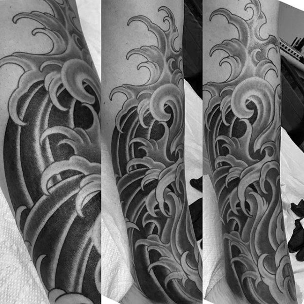 japanische wellen tattoo 41