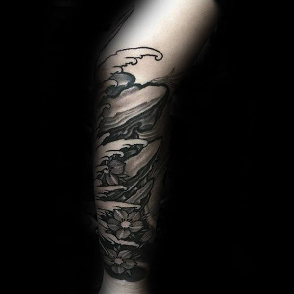 japanische wellen tattoo 43