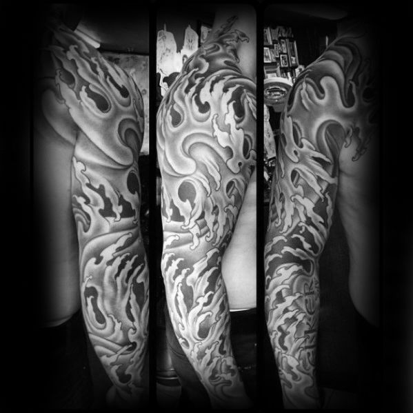 japanische wellen tattoo 49