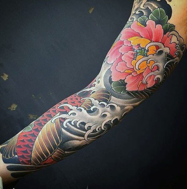 japanische wellen tattoo 53
