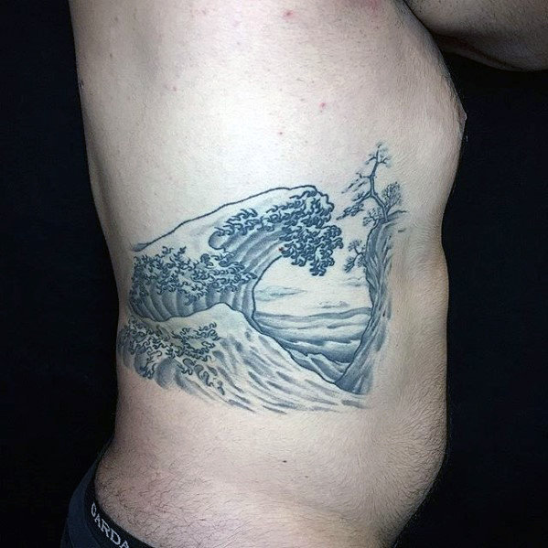 japanische wellen tattoo 55