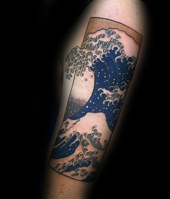 japanische wellen tattoo 75