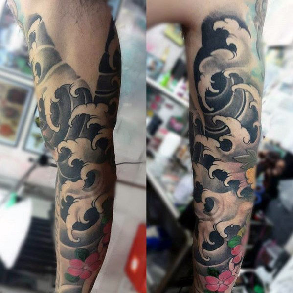 japanische wellen tattoo 79