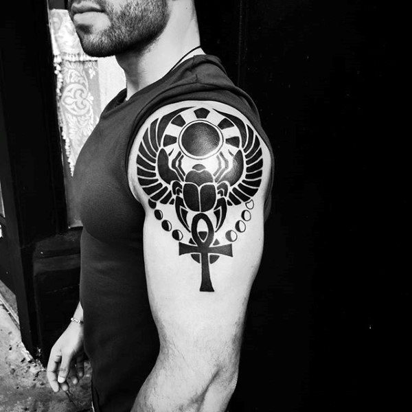 anj ankh kreuz tattoo 114