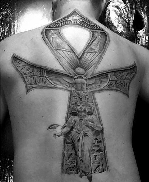 anj ankh kreuz tattoo 24