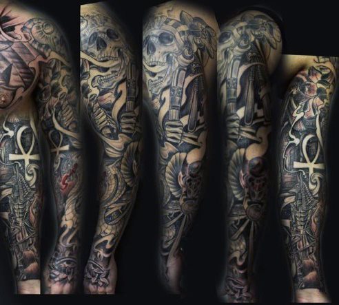 anj ankh kreuz tattoo 27
