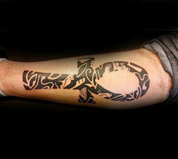anj ankh kreuz tattoo 30