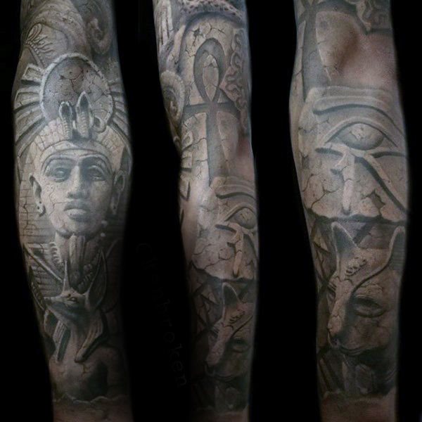 anj ankh kreuz tattoo 66