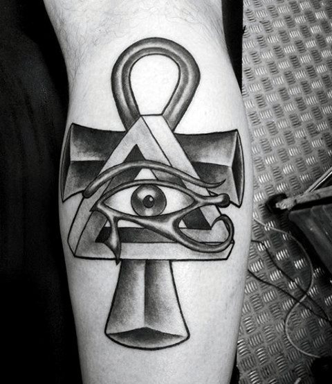 anj ankh kreuz tattoo 75