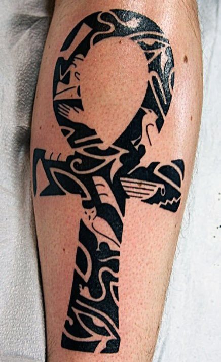 anj ankh kreuz tattoo 78