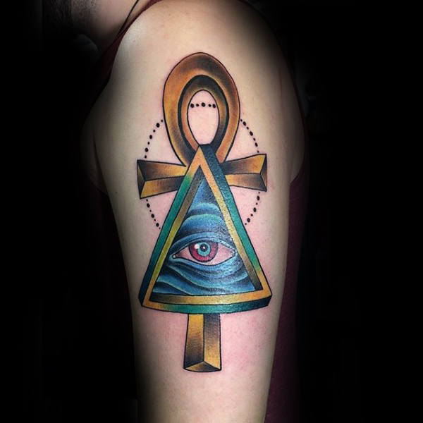 anj ankh kreuz tattoo 96