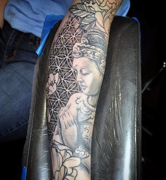buddhistische tattoo 157