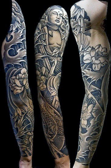 buddhistische tattoo 45