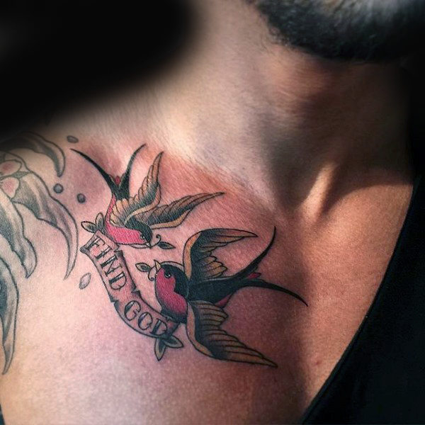 schlüsselbein tattoo 13