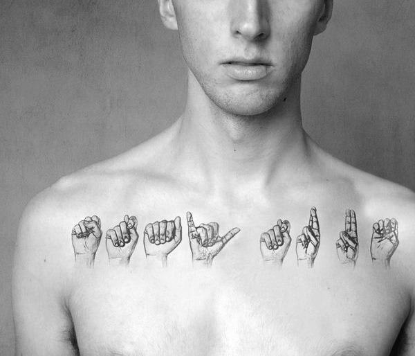 schlüsselbein tattoo 73