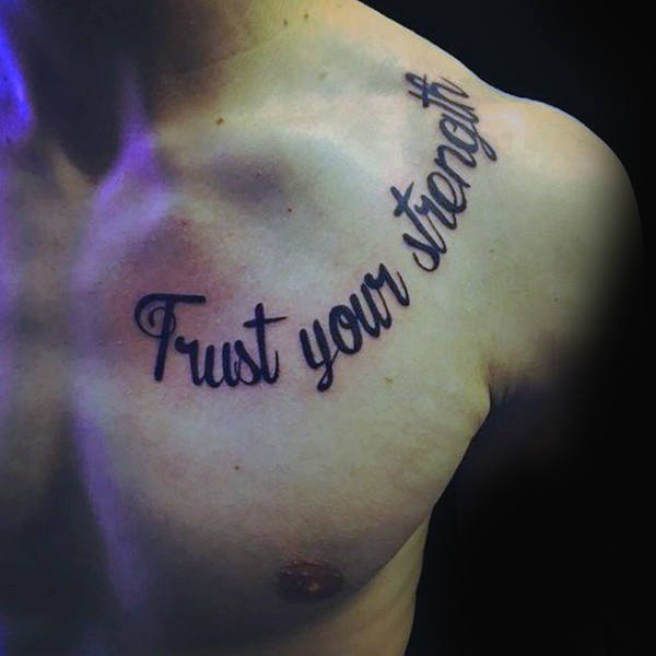 schlüsselbein tattoo 79