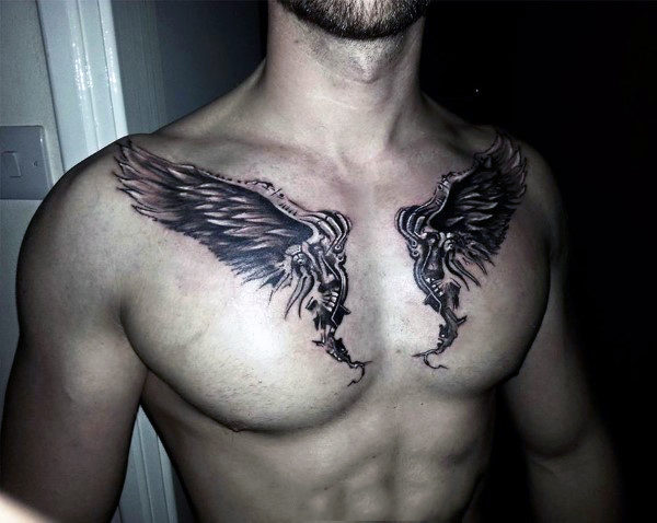 schlüsselbein tattoo 85