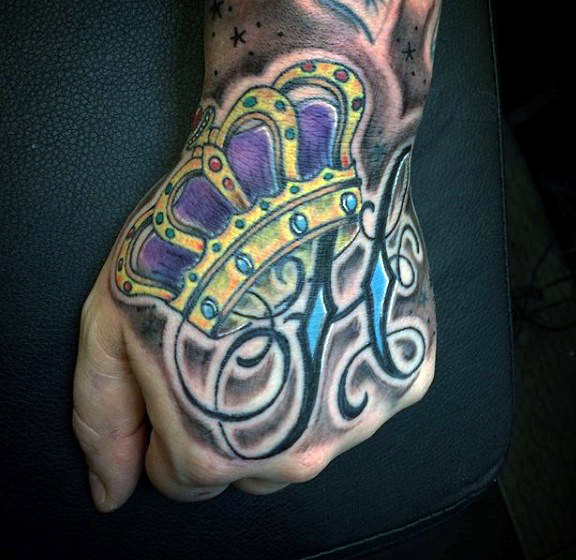 krone tattoo 129