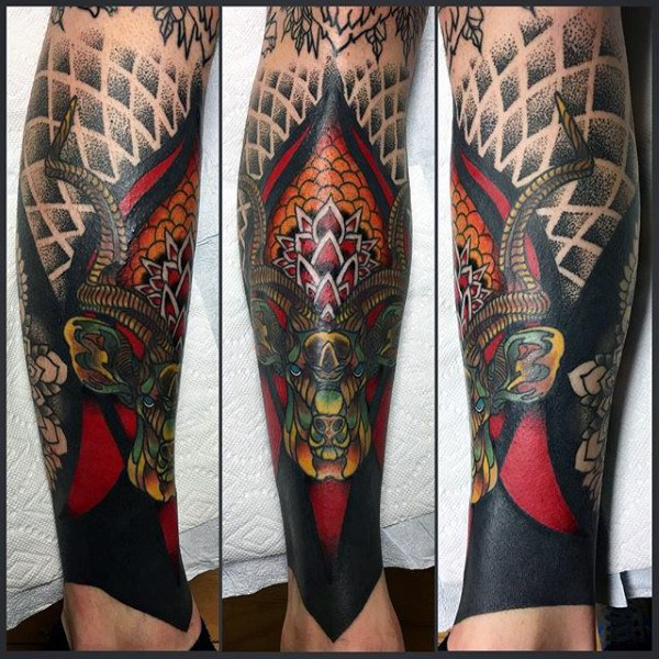 schienbein tattoo 01