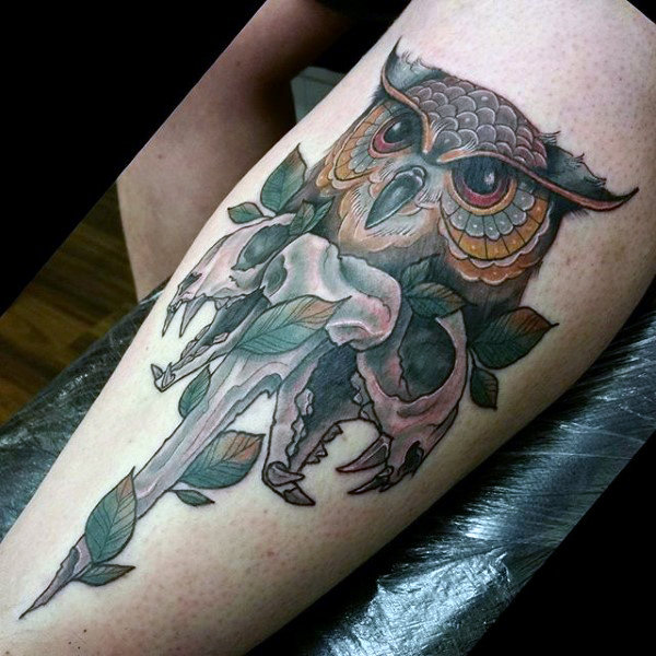 schienbein tattoo 105