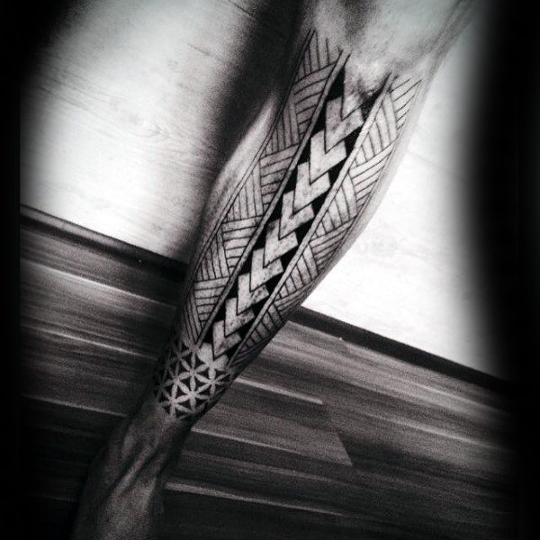 schienbein tattoo 109