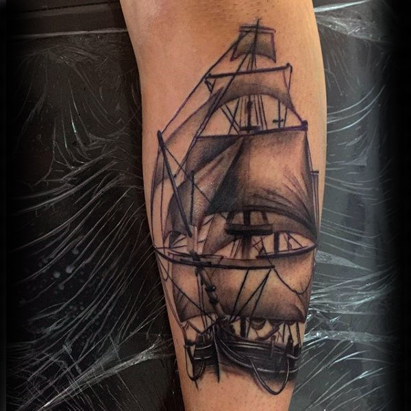 schienbein tattoo 115