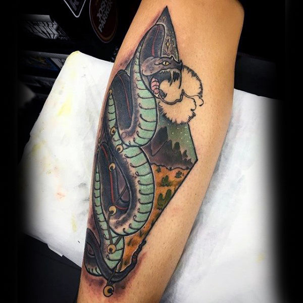 schienbein tattoo 129