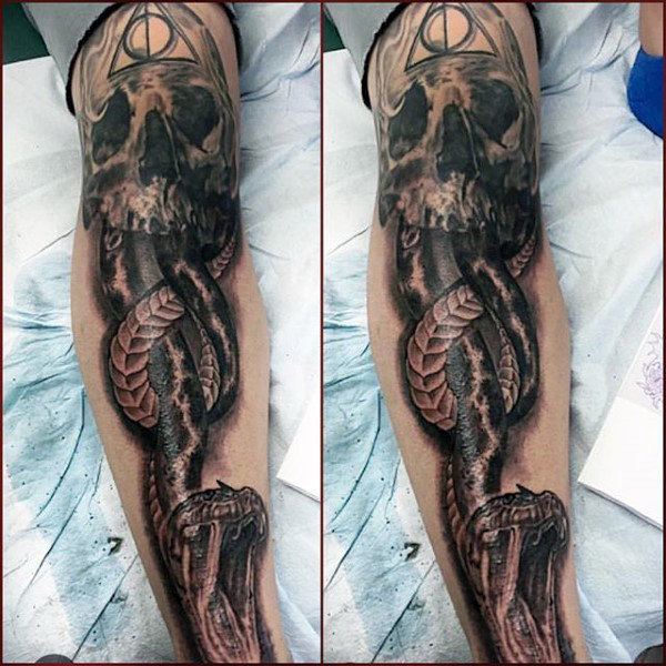schienbein tattoo 131