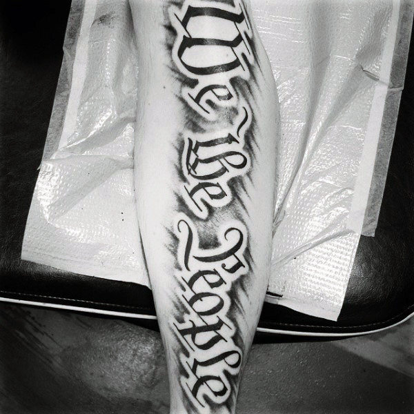 schienbein tattoo 151