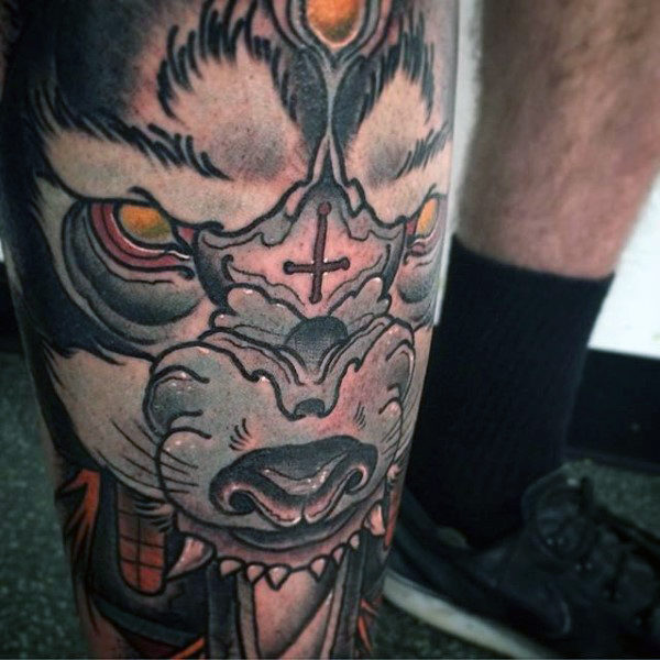 schienbein tattoo 155