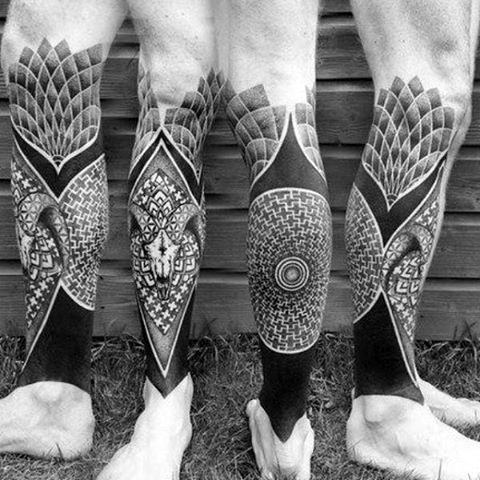 schienbein tattoo 21