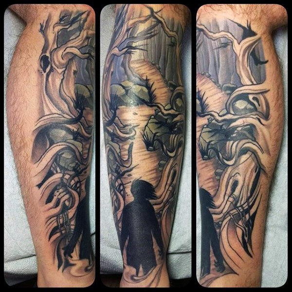schienbein tattoo 55