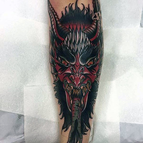 schienbein tattoo 59
