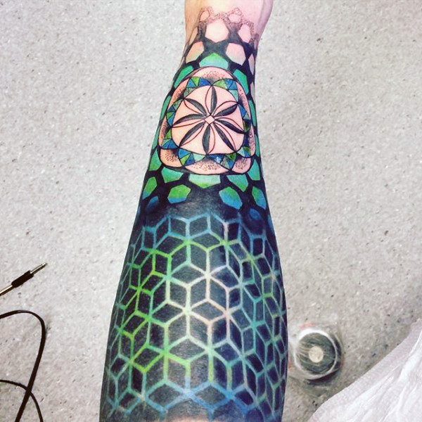 schienbein tattoo 75