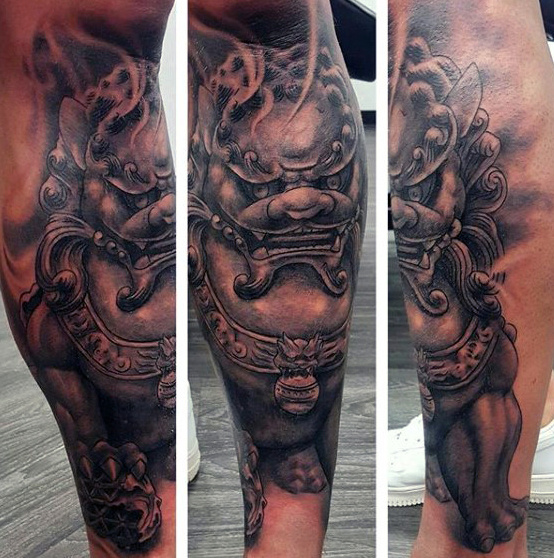 schienbein tattoo 79