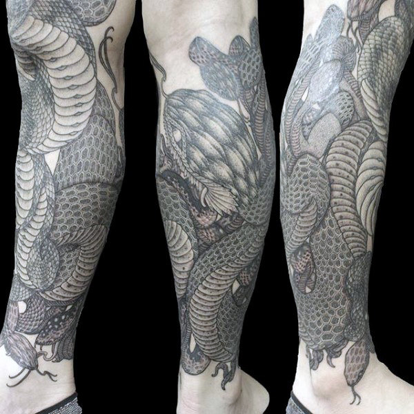 schienbein tattoo 85