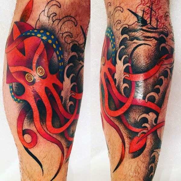 schienbein tattoo 87