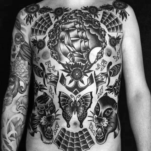 old school tattoo 125