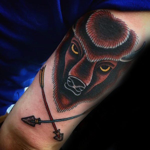 bison tattoo 123