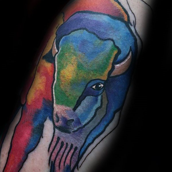 bison tattoo 21
